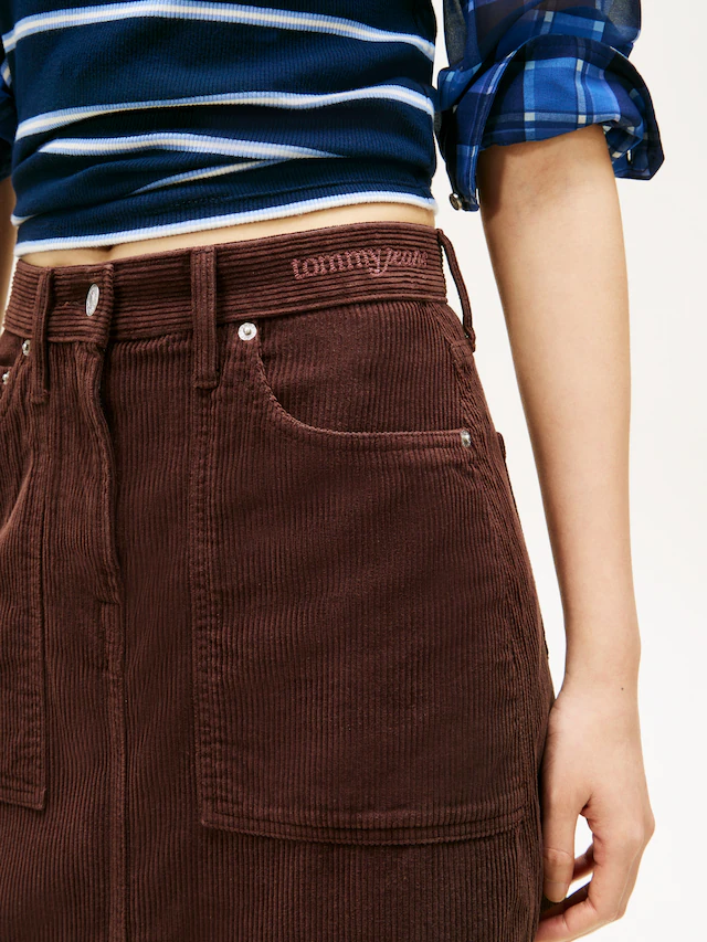 Tommy Jeans Cordrock »TJW CLAIRE UTILITY SKIRT CORD«