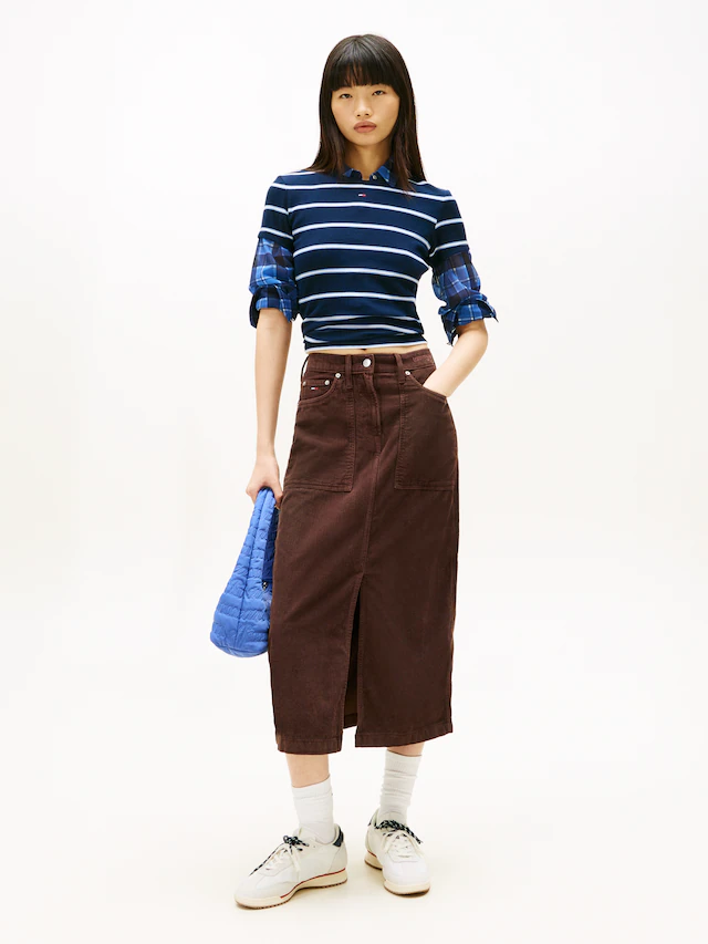 Tommy Jeans Cordrock »TJW CLAIRE UTILITY SKIRT CORD«