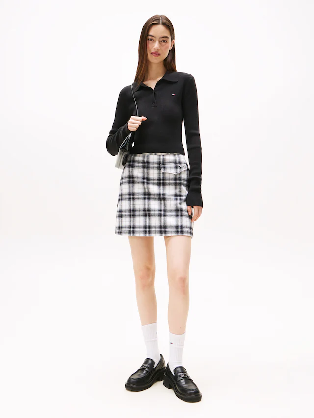 Tommy Jeans Polokragenpullover »TJW ESSENTIAL POLO LS SWEATER«