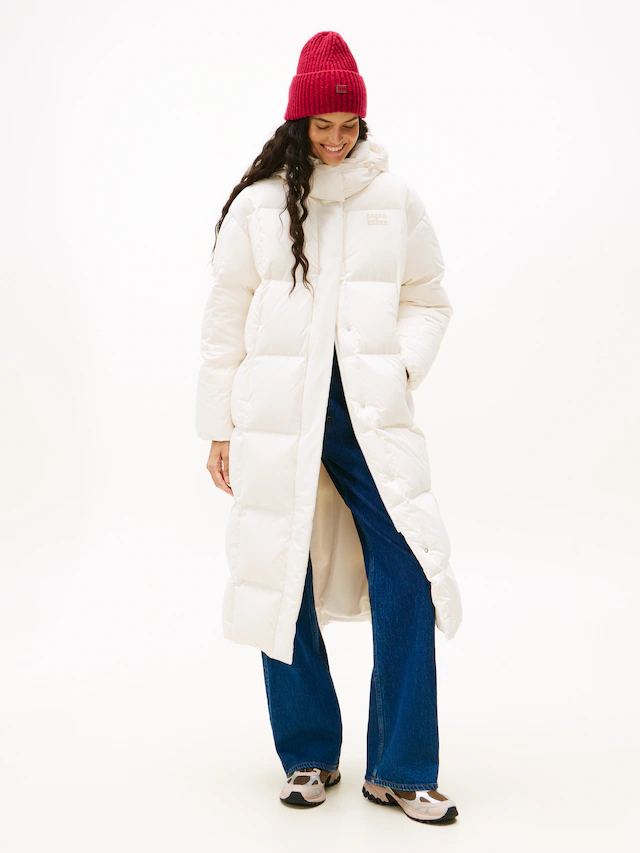 Tommy Jeans Steppmantel »TJW ALASKA GRID DWN MXI COAT EXT«