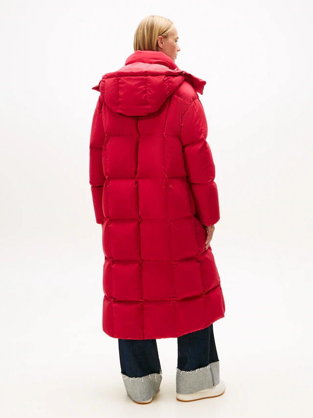 Tommy Jeans Steppmantel »TJW ALASKA GRID DWN MXI COAT EXT«