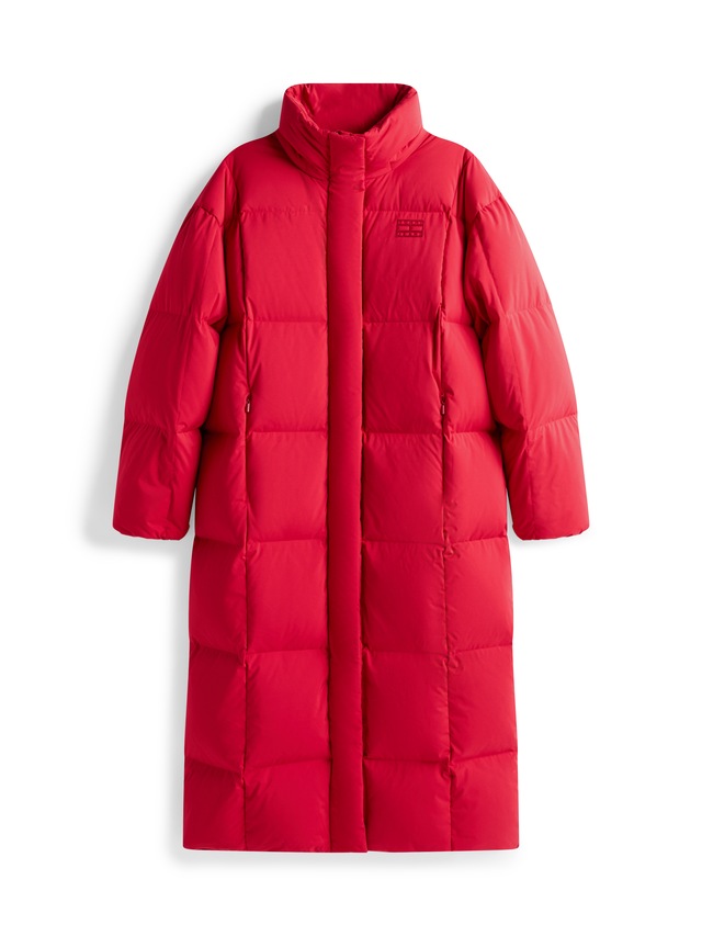 Tommy Jeans Steppmantel »TJW ALASKA GRID DWN MXI COAT EXT«