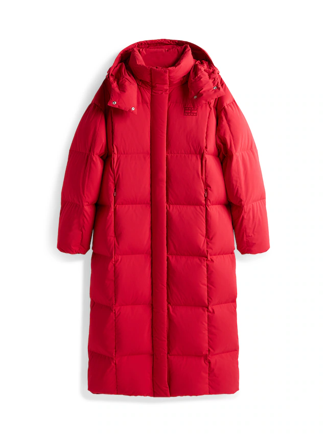 Tommy Jeans Steppmantel »TJW ALASKA GRID DWN MXI COAT EXT«