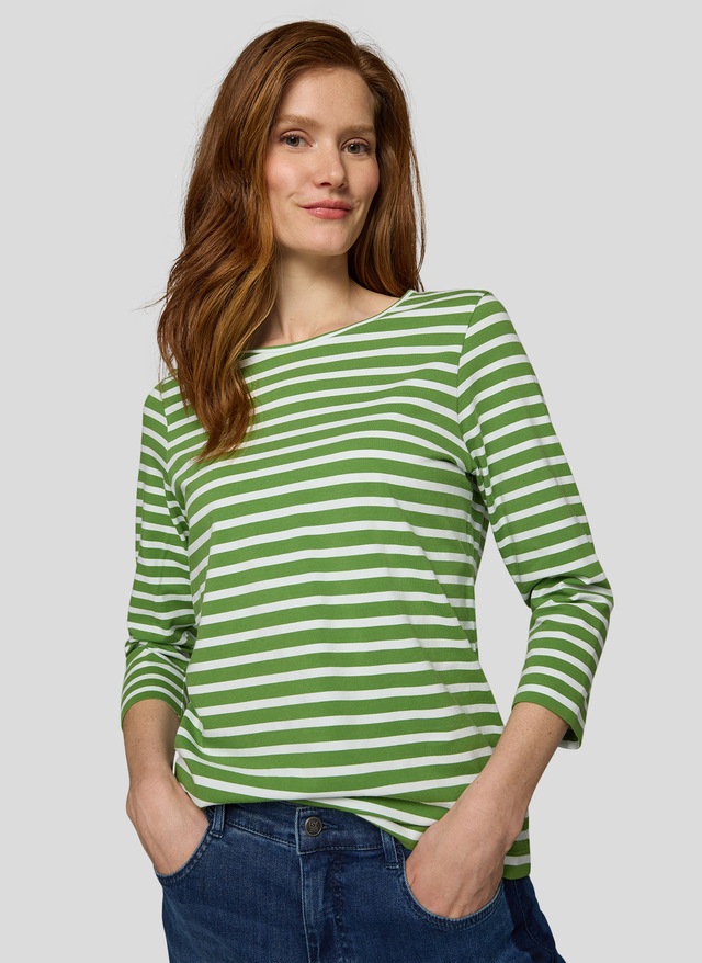 Rabe 3/4-Arm-Shirt in Streifen-Optik