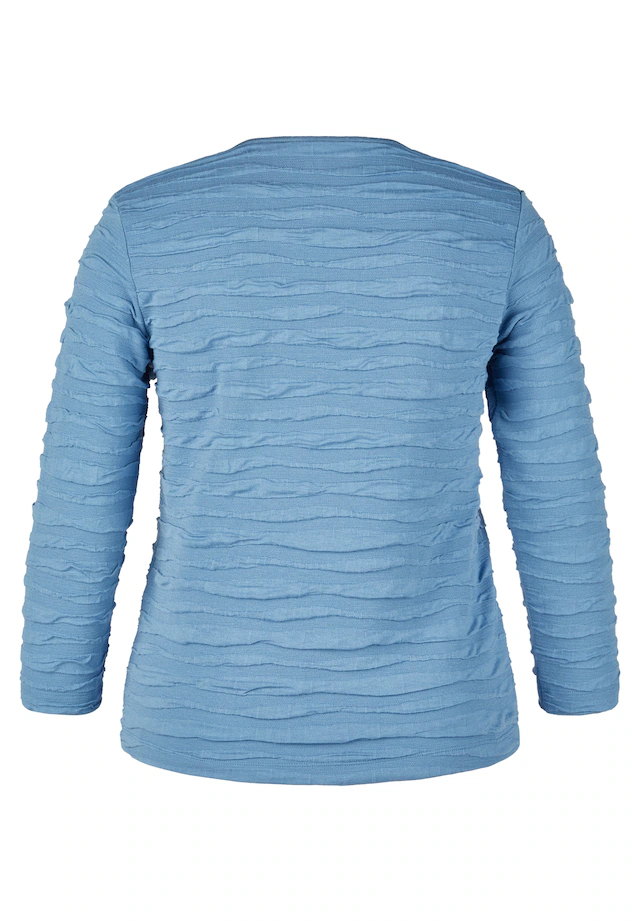 Rabe 3/4-Arm-Shirt mit Struktur Muster