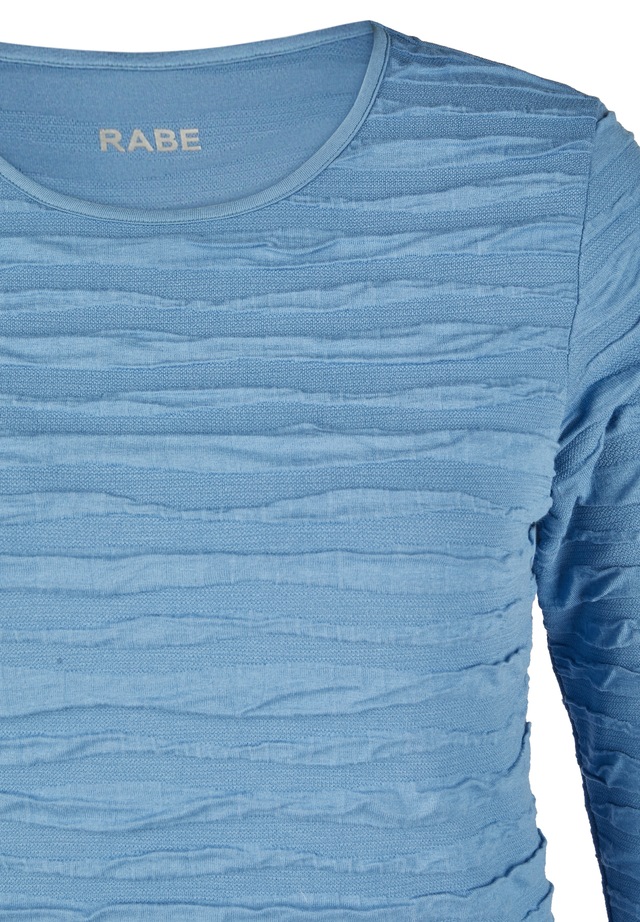 Rabe 3/4-Arm-Shirt mit Struktur Muster