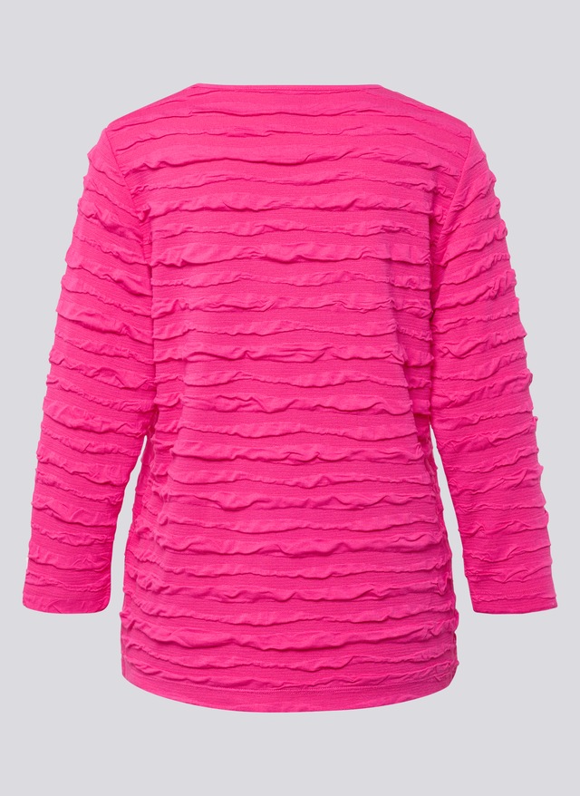 Rabe 3/4-Arm-Shirt mit Struktur Muster