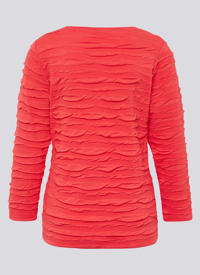 Rabe 3/4-Arm-Shirt mit Struktur Muster