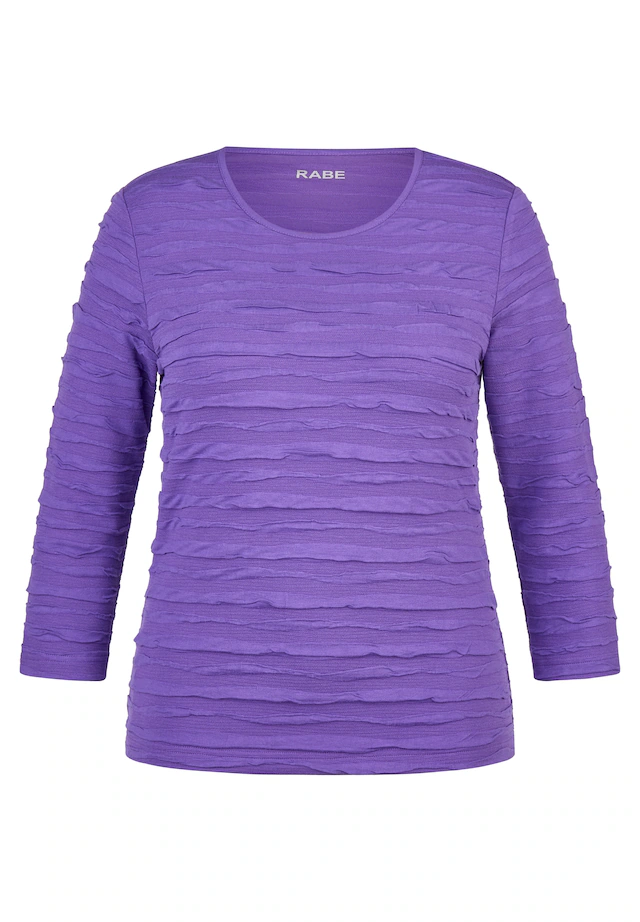 Rabe 3/4-Arm-Shirt mit Struktur Muster