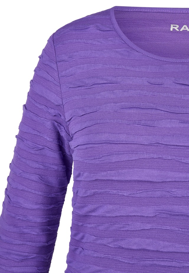 Rabe 3/4-Arm-Shirt mit Struktur Muster