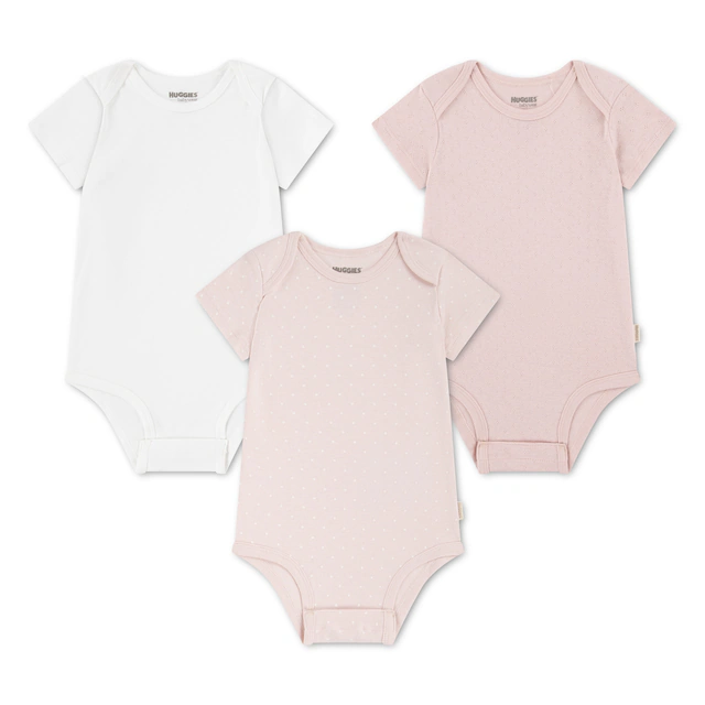 HUGGIES babywear Body »HUGB 3PK BODYSUIT« Packung, 3 Stk. aus Baumwolle