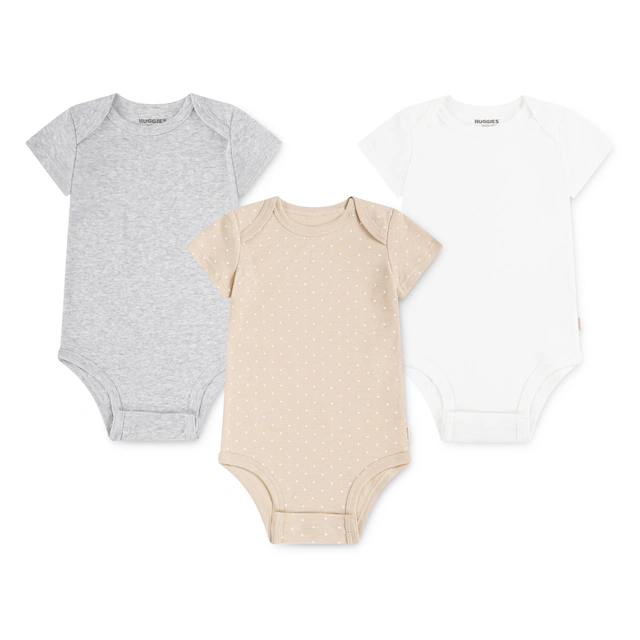 HUGGIES babywear Body »HUGB 3PK BODYSUIT« Packung, 3 Stk. aus Baumwolle