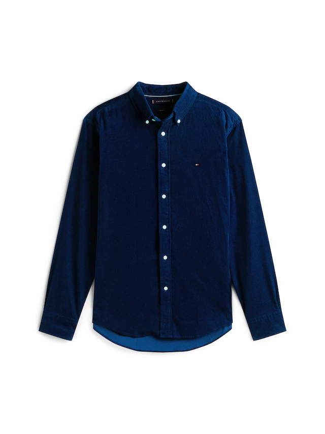 Tommy Hilfiger Langarmhemd »SOLID CORDUROY SHIRT« Regular Fit Cord