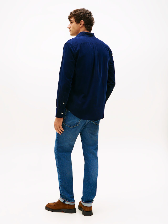 Tommy Hilfiger Langarmhemd »SOLID CORDUROY SHIRT« Regular Fit Cord