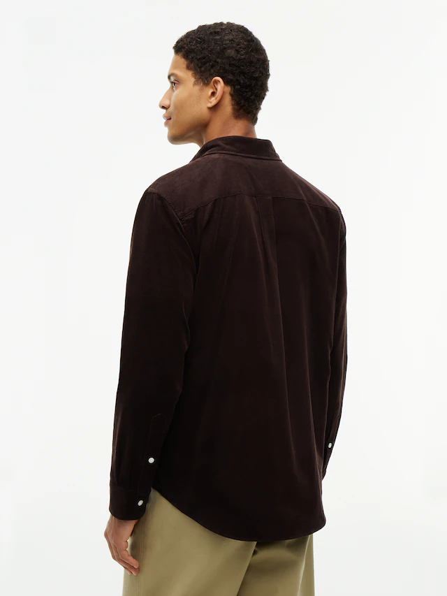 Tommy Hilfiger Langarmhemd »SOLID CORDUROY SHIRT« Regular Fit Cord