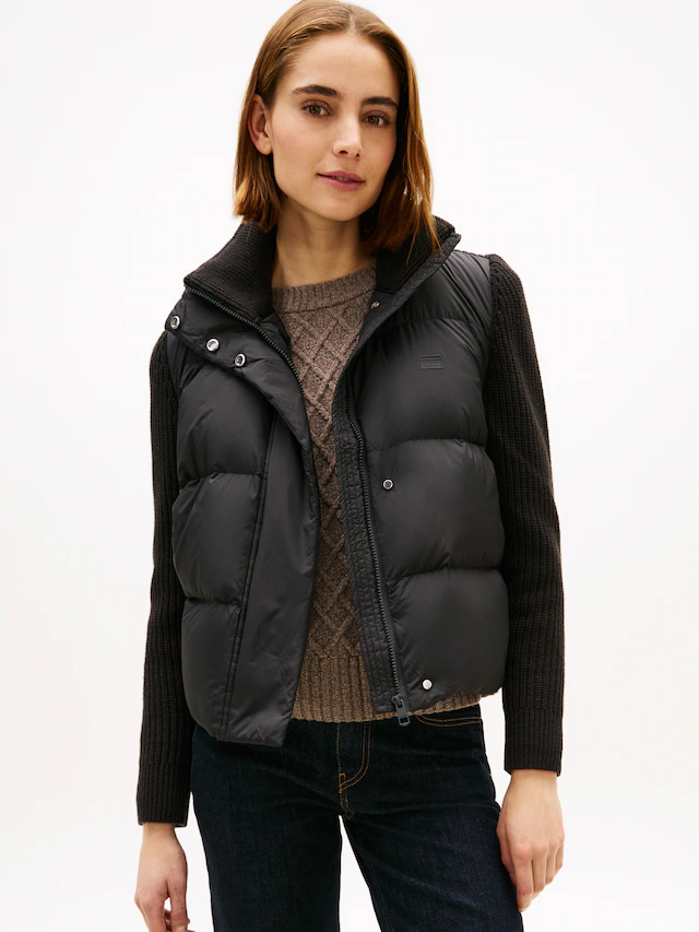 Tommy Hilfiger Steppjacke »MODERN DOWN KNIT MIX REG JACKET«