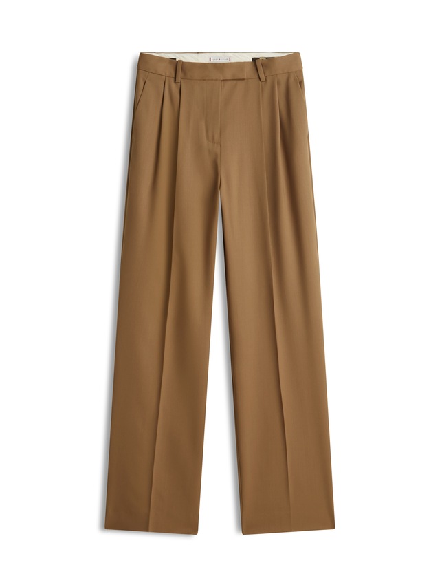 Tommy Hilfiger »TIMELESS WOOL RLXD STRT PANT« mit Wolle