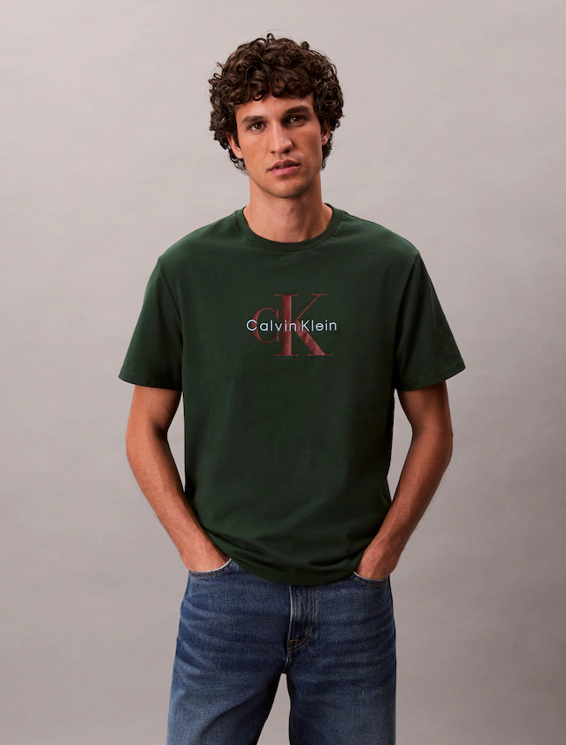 Calvin Klein Jeans T-Shirt »SS Hero Monologo Tee 20s« Mit Rundhalsausschnitt, regular fit