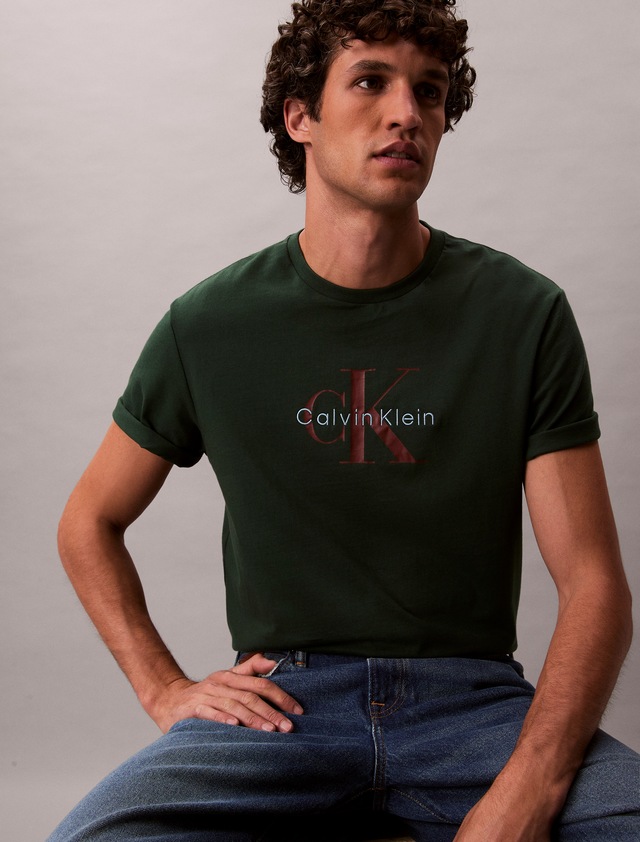 Calvin Klein Jeans T-Shirt »SS Hero Monologo Tee 20s« Mit Rundhalsausschnitt, regular fit