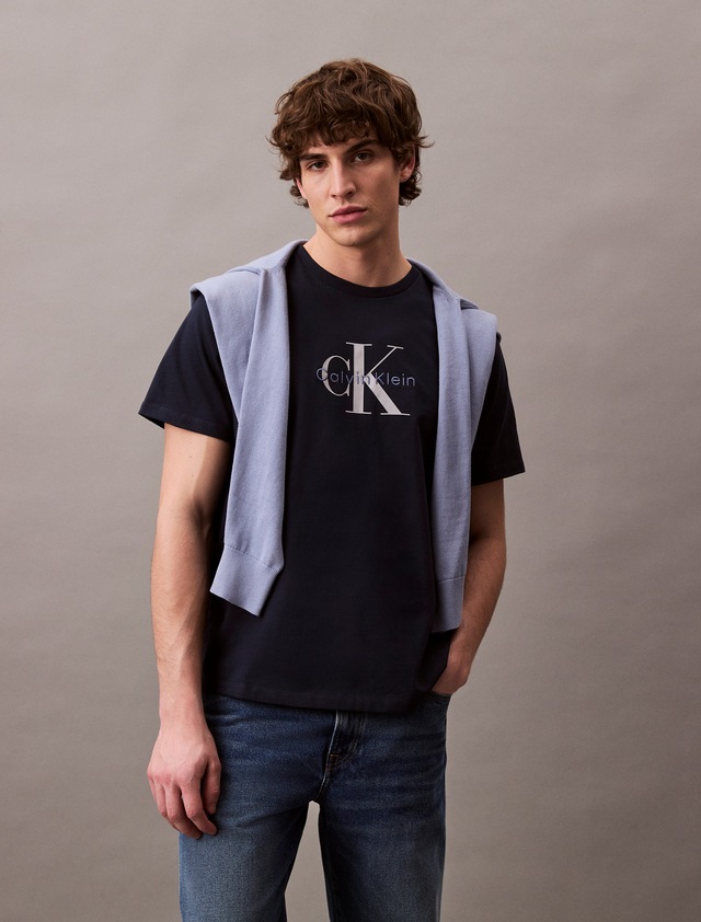Calvin Klein Jeans T-Shirt »SS Hero Monologo Tee 20s« Mit Rundhalsausschnitt, regular fit