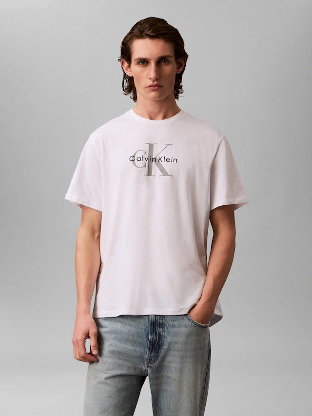 Calvin Klein Jeans T-Shirt »SS Hero Monologo Tee 20s« Mit Rundhalsausschnitt, regular fit
