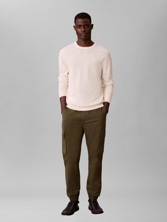 Calvin Klein Jeans Cargohose elastischer Bund, Skinny fit, Cargotaschen