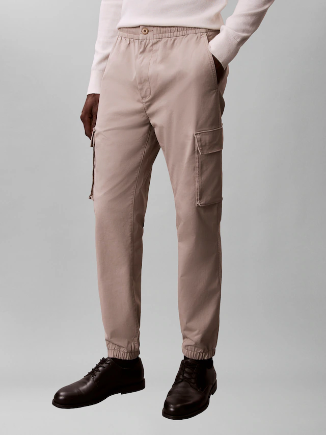 Calvin Klein Jeans Cargohose elastischer Bund, Skinny fit, Cargotaschen
