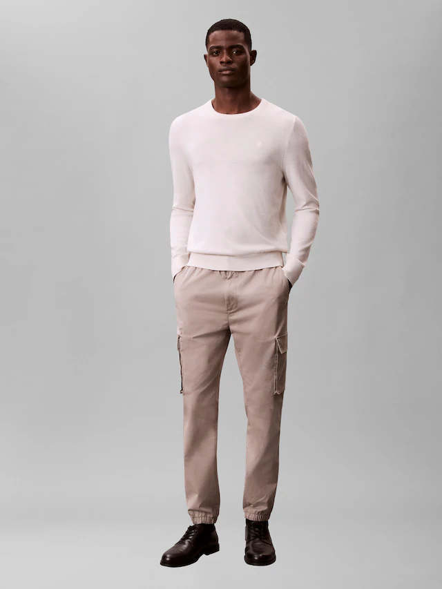 Calvin Klein Jeans Cargohose elastischer Bund, Skinny fit, Cargotaschen