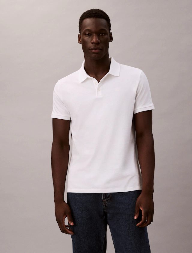 Calvin Klein Jeans Poloshirt »CLASSIC MONOGRAM« normale Passform, basic, Logostickerei