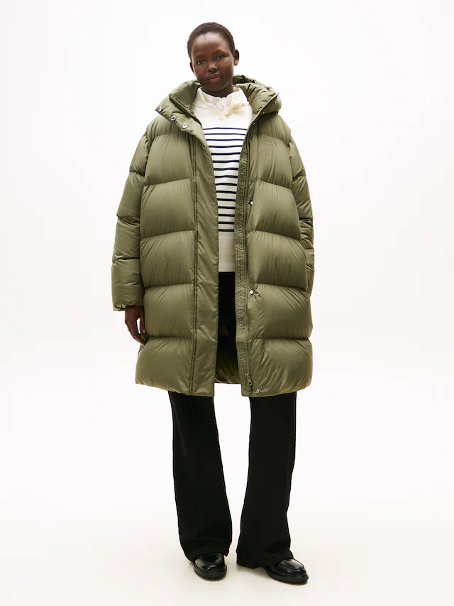 Tommy Hilfiger Curve Daunenmantel »CRV MODERN DOWN REG COAT« in großen Größen