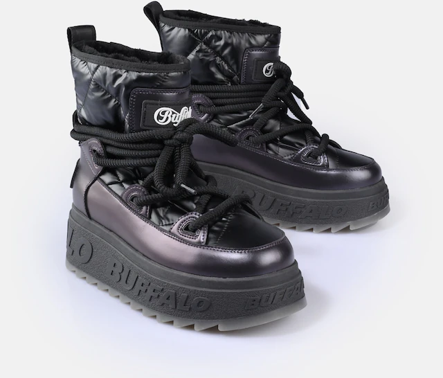 Buffalo Snowboots »ELIZA« Winterboots, Schnürboots, Schlupfboots mit Warmfutter