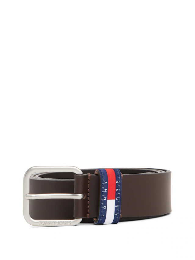 Tommy Jeans Ledergürtel »TJM RYAN 3.5 cm breit« mit Logo auf Gürtelschlaufe