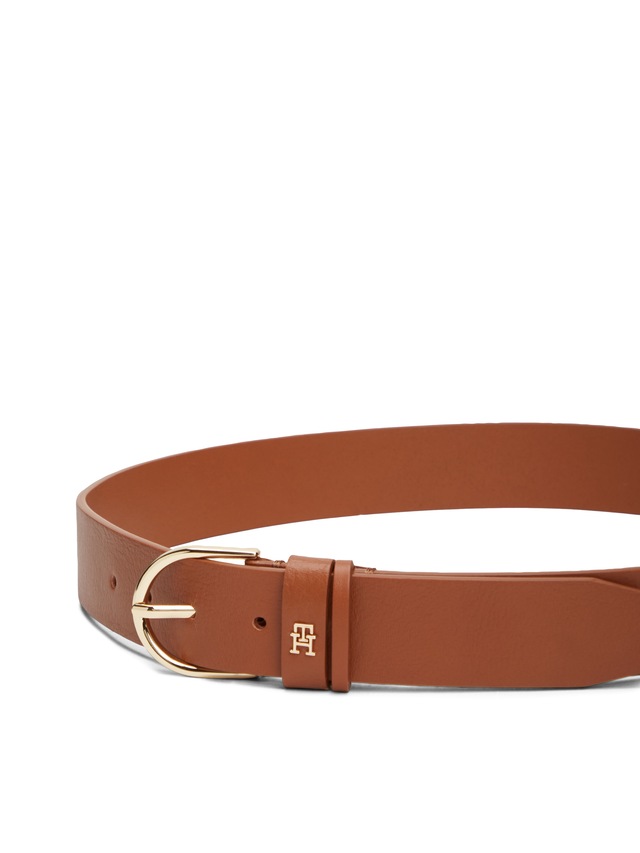 Tommy Hilfiger Ledergürtel »ESSENTIAL EFFORTLESS 3,5 cm breit« Damengürtel, 3,5 cm breit, casual und Jeans, ovale Einfachdornschließe