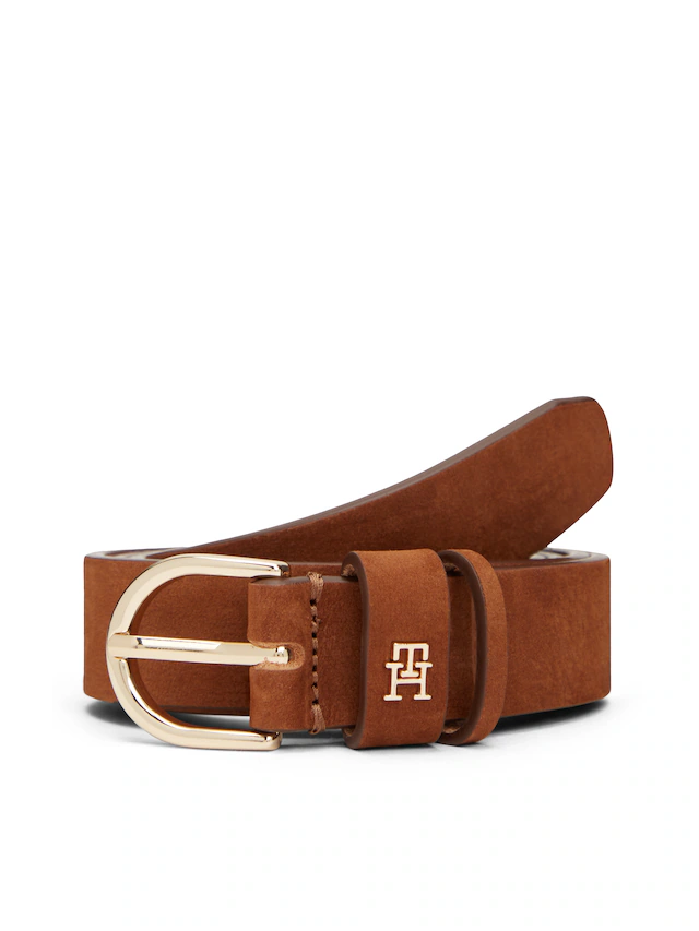 Tommy Hilfiger Ledergürtel »ESSENTIAL EFFORTLESS NUBUCK« 3,5 cm, samtartig, leicht angeraut