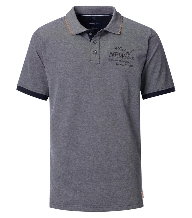 CASAMODA Poloshirt »CASAMODA Polo-Shirt Print«