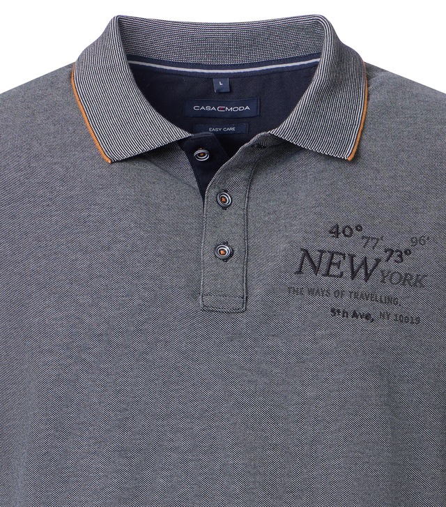 CASAMODA Poloshirt »CASAMODA Polo-Shirt Print«