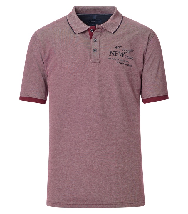 CASAMODA Poloshirt »CASAMODA Polo-Shirt Print«