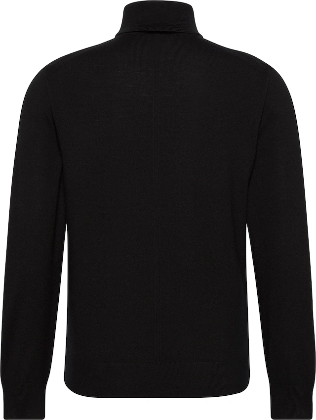 Calvin Klein Rollkragenpullover »LS 100% MERINO T-NECK 14GG« Mit Rundhalsausschnitt, regular fit