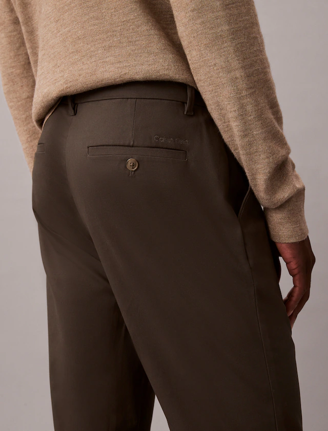 Calvin Klein Chinohose »SLIM SATEEN CHINO TROUSER« slim fit
