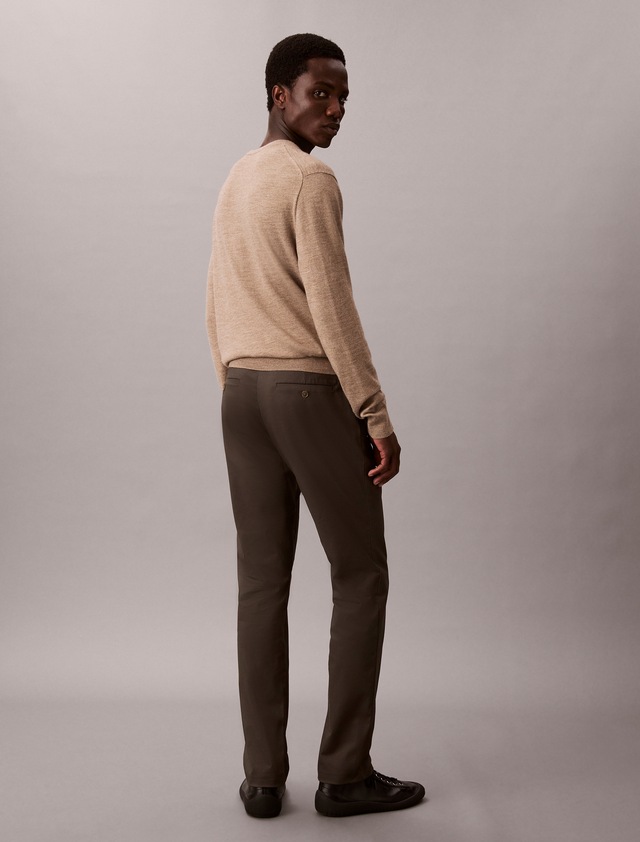 Calvin Klein Chinohose »SLIM SATEEN CHINO TROUSER« slim fit