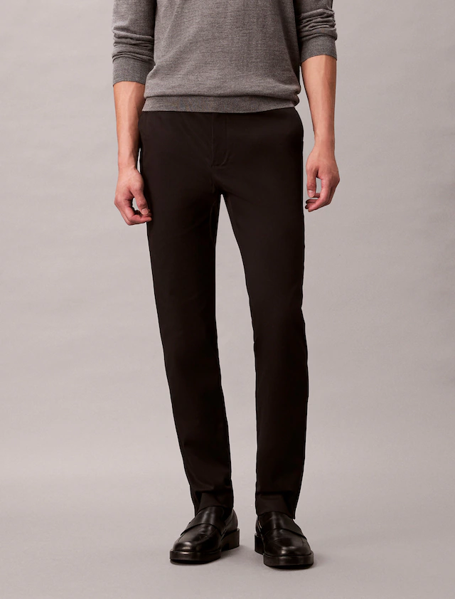 Calvin Klein Chinohose »SLIM SATEEN CHINO TROUSER« slim fit