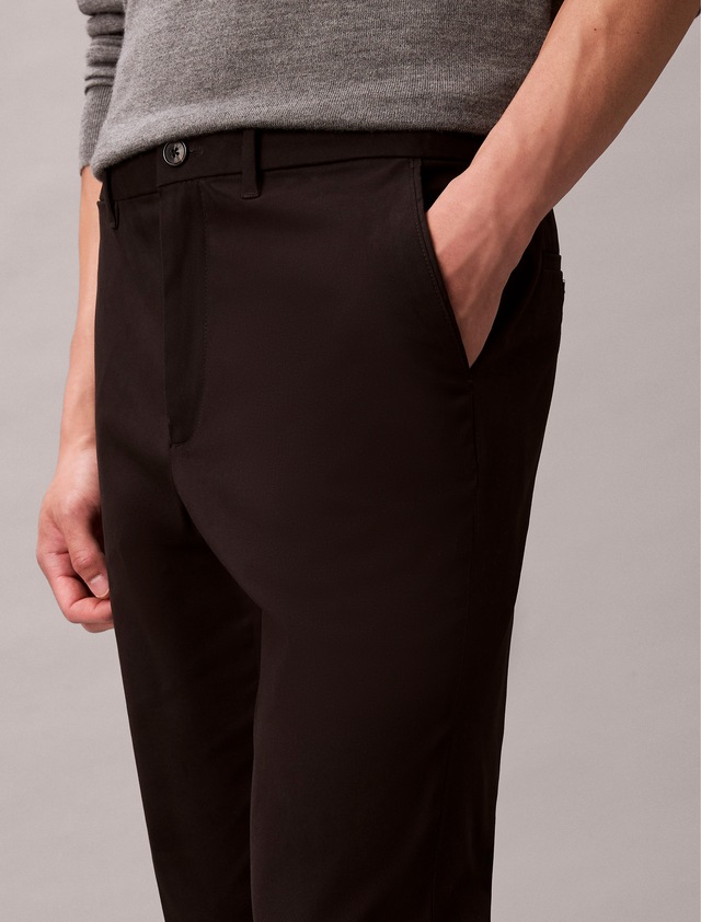 Calvin Klein Chinohose »SLIM SATEEN CHINO TROUSER« slim fit