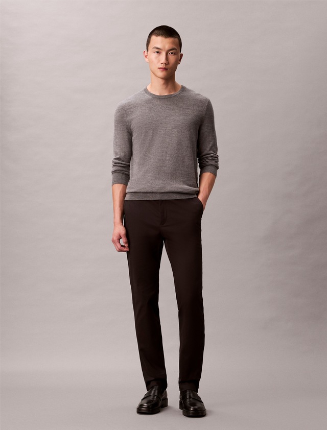 Calvin Klein Chinohose »SLIM SATEEN CHINO TROUSER« slim fit
