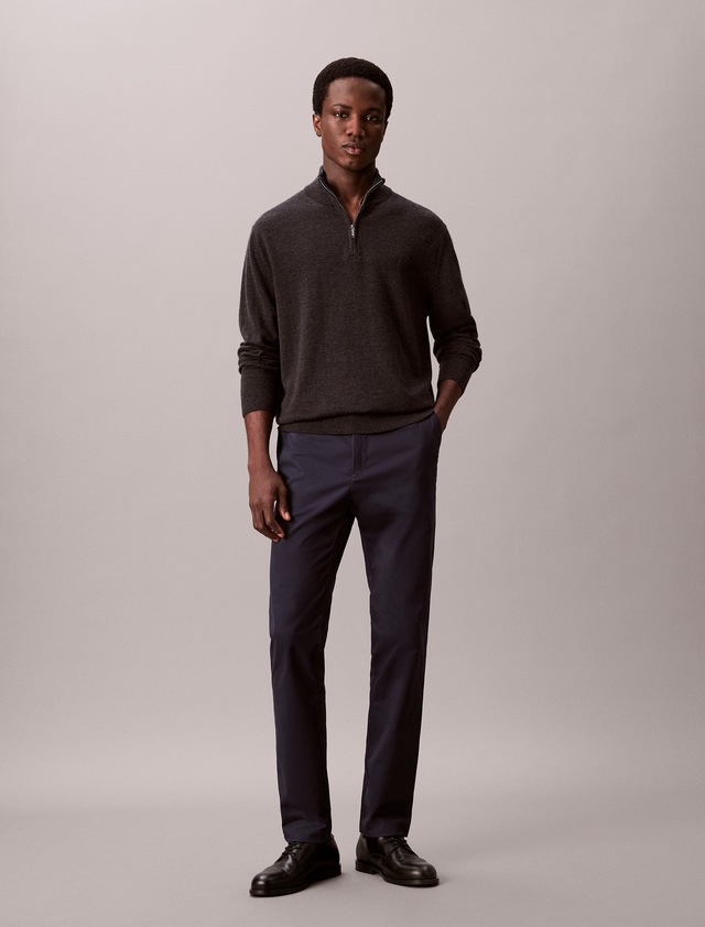 Calvin Klein Chinohose »SLIM SATEEN CHINO TROUSER« slim fit