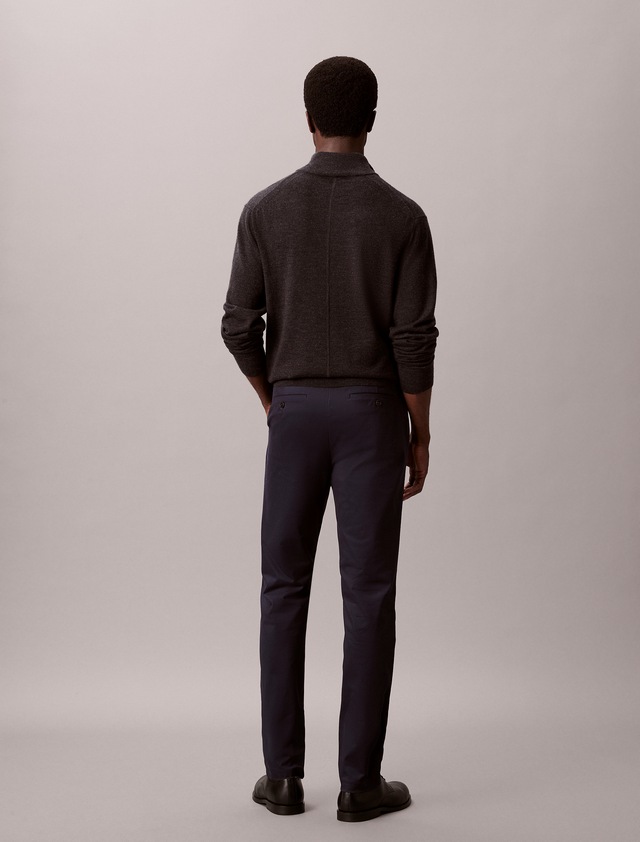 Calvin Klein Chinohose »SLIM SATEEN CHINO TROUSER« slim fit