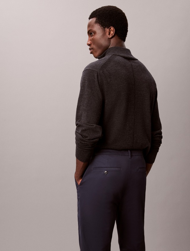 Calvin Klein Chinohose »SLIM SATEEN CHINO TROUSER« slim fit