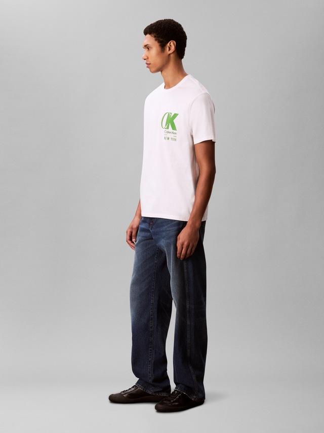 Calvin Klein T-Shirt »SS 20S EU CK OVERLAP GRAPHIC TEE« Mit Rundhalsausschnitt, regular fit
