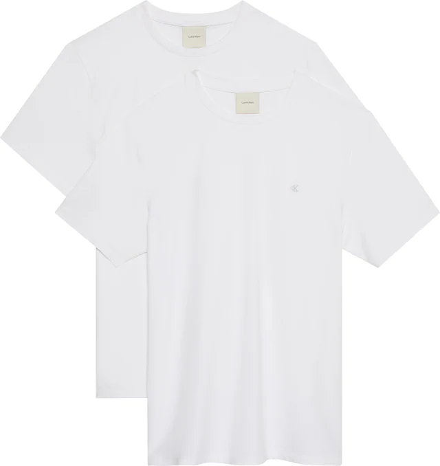 Calvin Klein T-Shirt »2 Pack SS STRETCH COTTON SLIM TEE« Packung, 2 Rundhalsausschnitt, slim fit