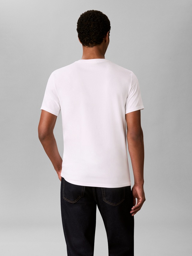 Calvin Klein T-Shirt »2 Pack SS STRETCH COTTON SLIM TEE« Packung, 2 Rundhalsausschnitt, slim fit