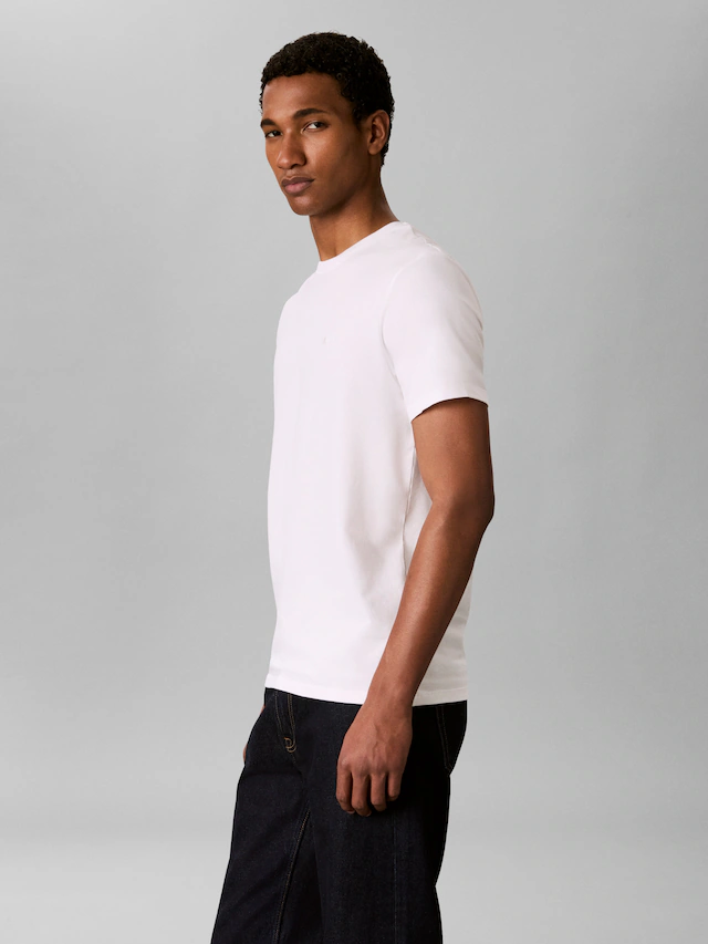 Calvin Klein T-Shirt »2 Pack SS STRETCH COTTON SLIM TEE« Packung, 2 Rundhalsausschnitt, slim fit